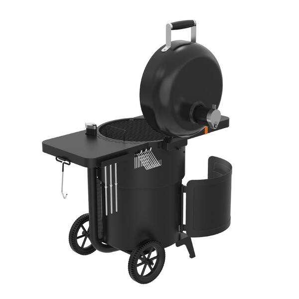 OKLAHOMA JOE'S Bronco 18 Heavy Duty Charcoal Drum Smoker and