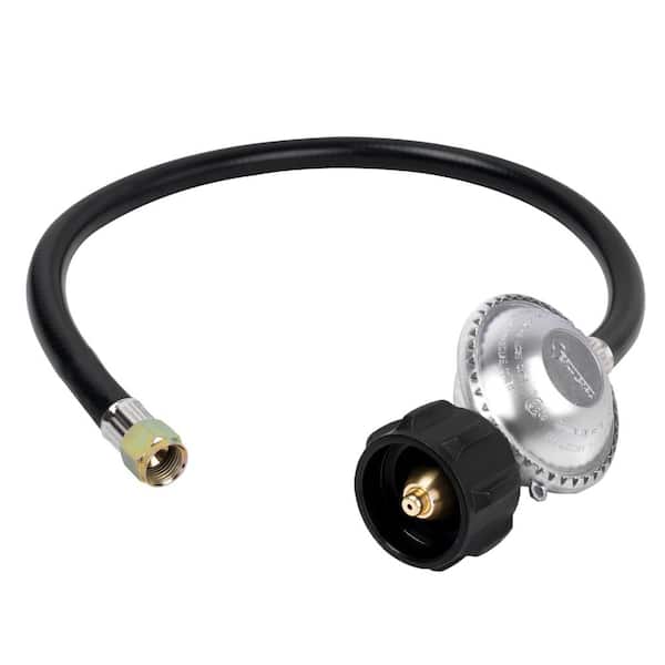 2 ft. 3/8 in. ID Universal Gas Grill Hose Conversion Kit with Regulator