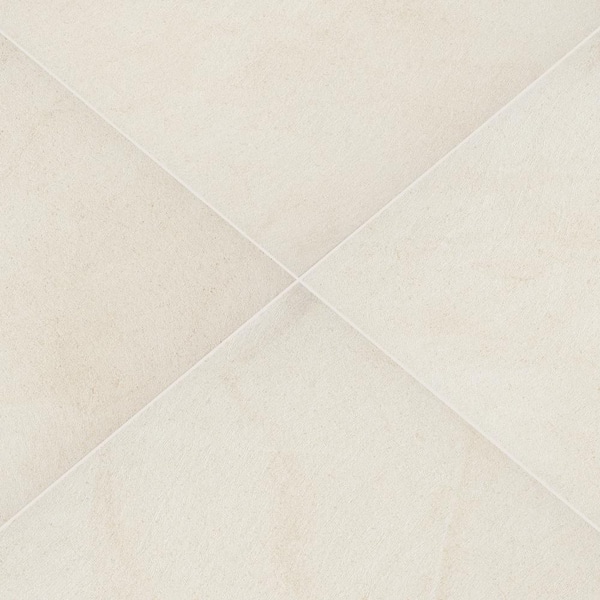 MSI Living Style Cream 2 cm. x 24 in. x 24 in. Matte Porcelain Stone Look Paver (256 sq. ft./Pallet)