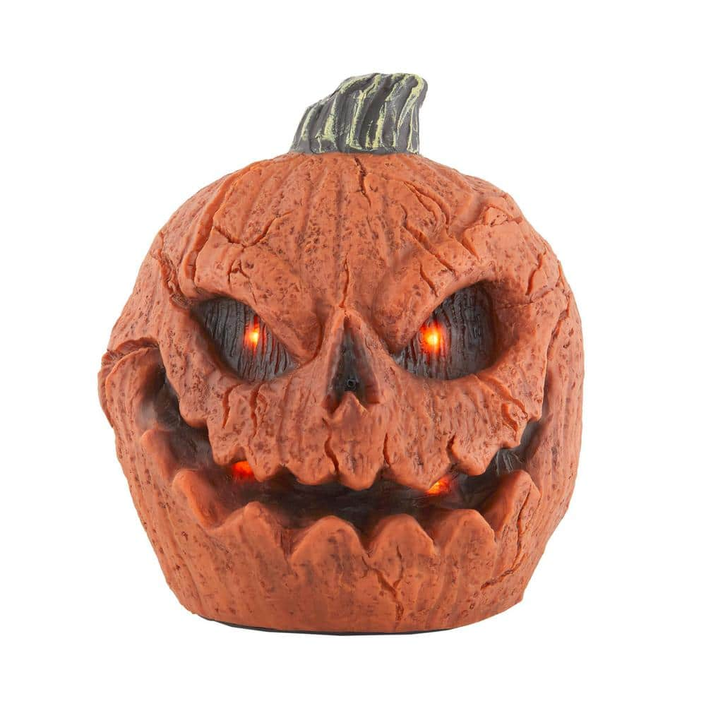 Halloween Pumpkin Head LED Rotten Patch Jack-o-Lantern shops Lamp Light Party Decor