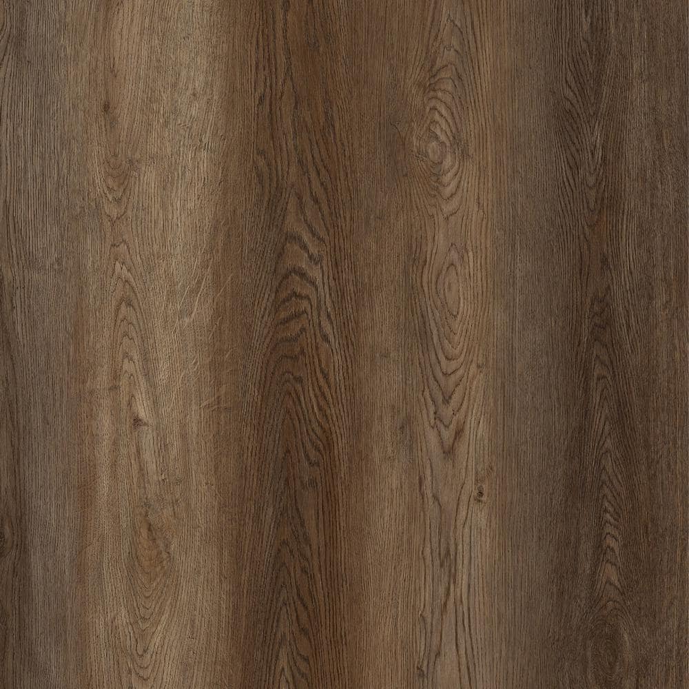 Lucida Surfaces TruCore Bark 12 MIL x 7.3 in. W x 48 in. L Click Lock Waterproof Luxury Vinyl Plank Flooring (24.5 sqft/case)