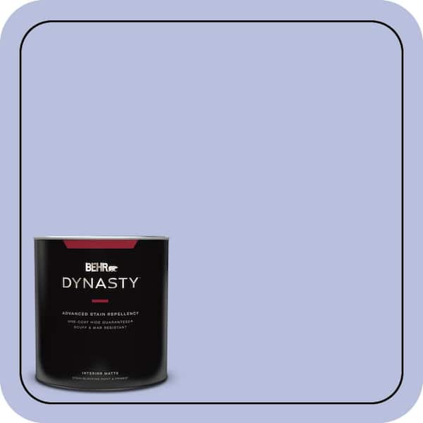 BEHR DYNASTY 1 Qt. #MQ4-31 Stardust Evening One-Coat Hide Matte Interior Stain-Blocking Paint & Primer