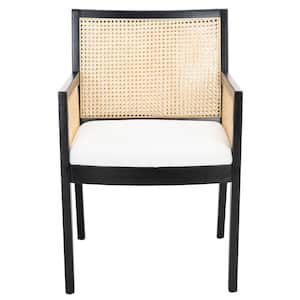 Malik Black/Natural 18.9 in. Wood Dining Chair