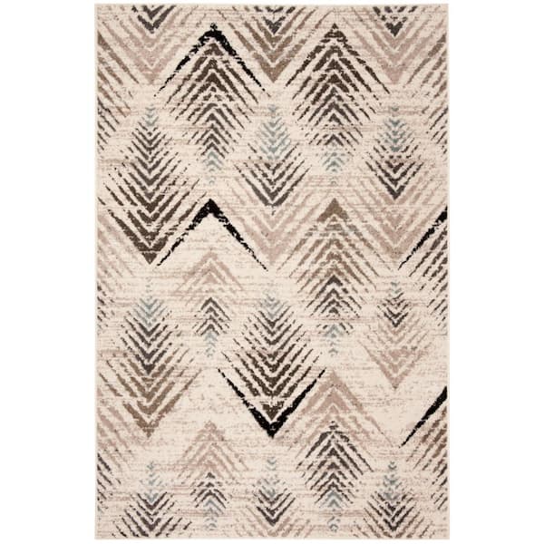 SAFAVIEH Amsterdam Cream/Beige 5 ft. x 8 ft. Geometric Area Rug