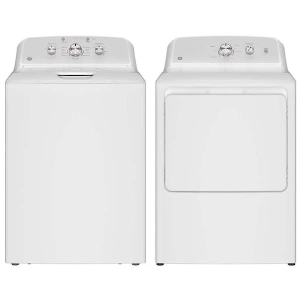 4.3 cu. ft. White Top Load Washer with Agitator and 7.2 cu. ft. Dryer Set