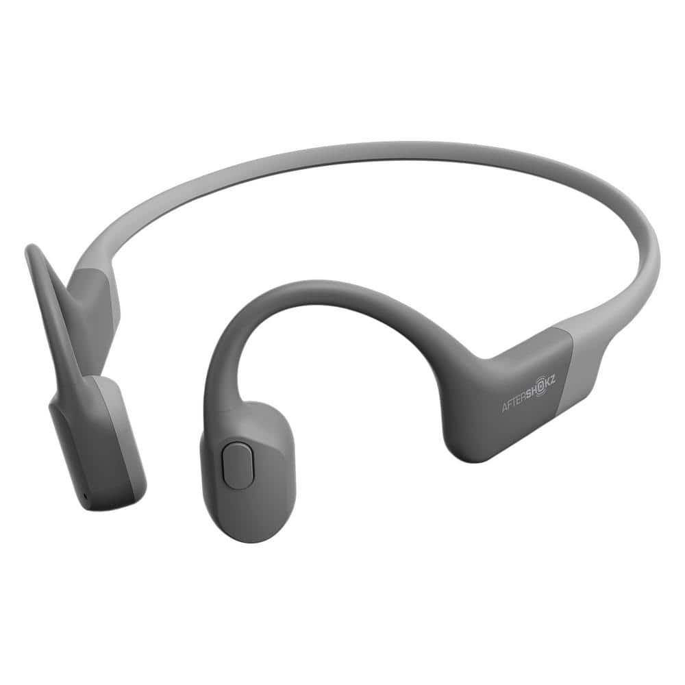 Shokz OpenRun Bone Conduction Open-Ear Endurance Headphones Gray  S803-ST-GY-US - Best Buy