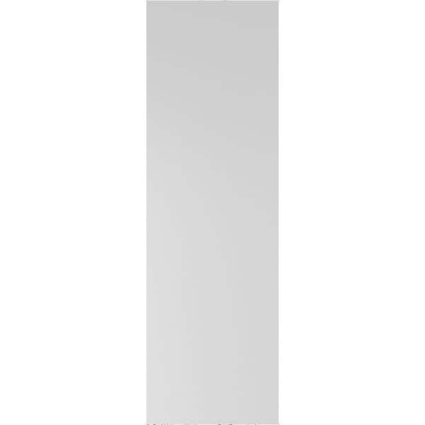 Ekena Millwork 12" x 70" True Fit PVC Two Equal Raised Panel Shutters, Black (Per Pair)