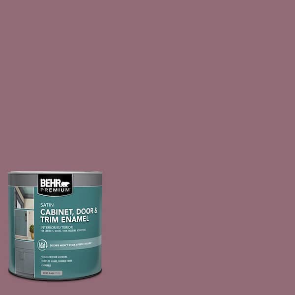 BEHR PREMIUM 1 qt. #S120-6 Full Glass Satin Enamel Interior/Exterior Cabinet, Door & Trim Paint