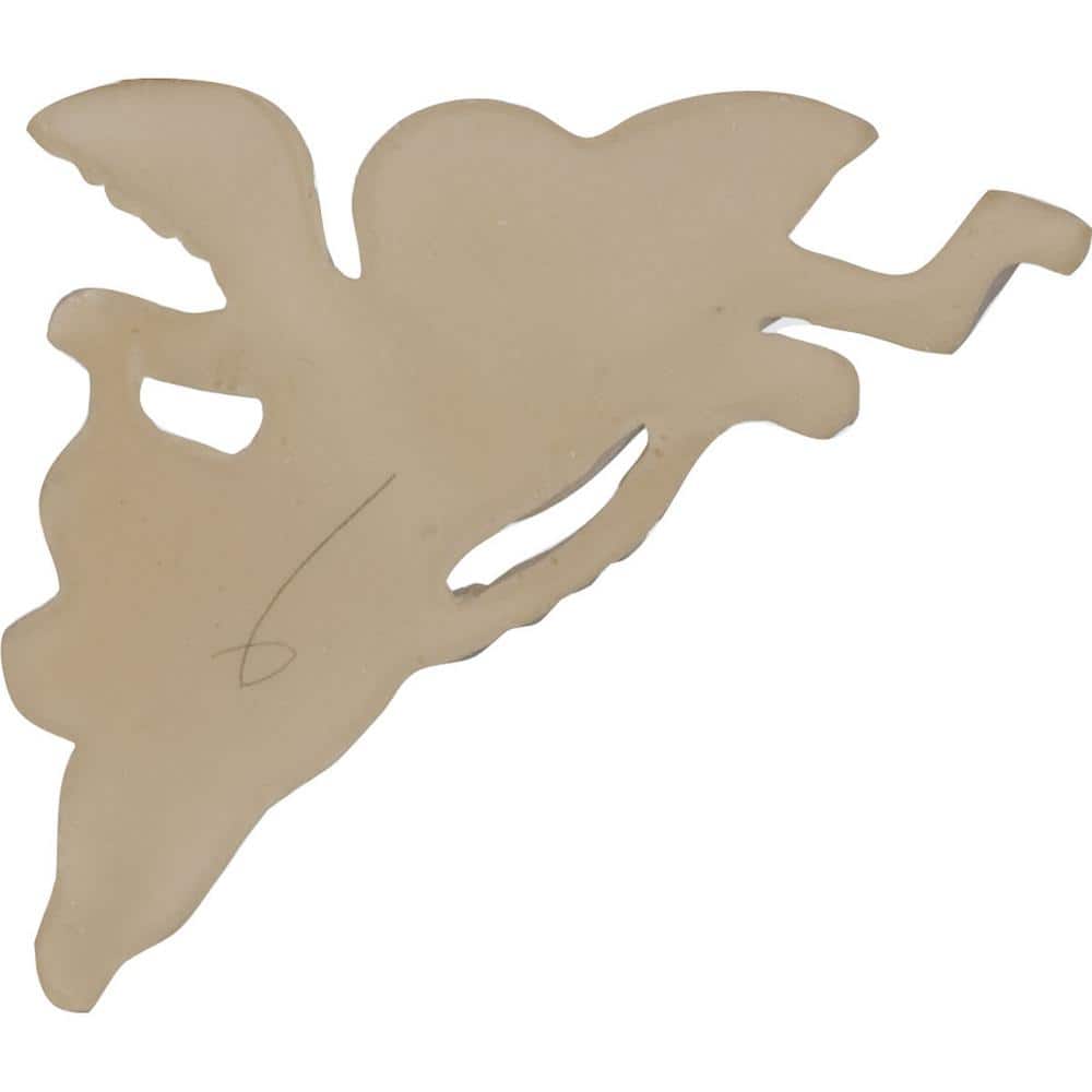 Primed Polyurethane Architectural Wings Center Onlay