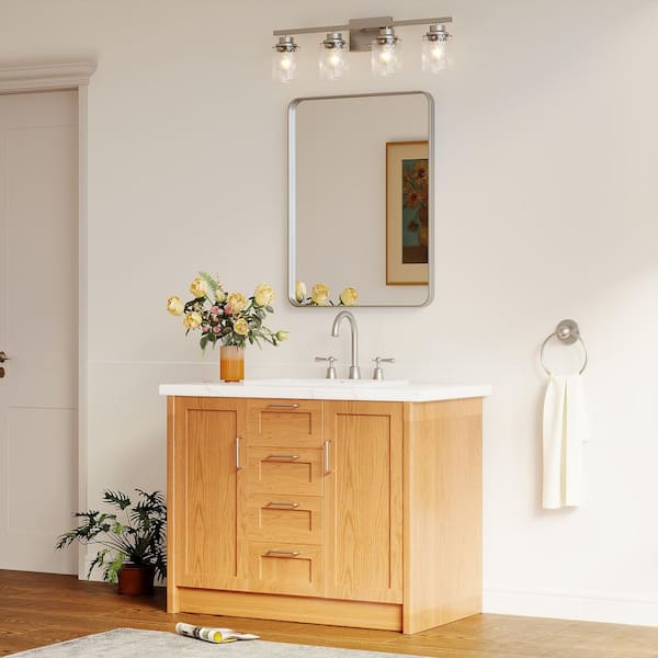 TOOLKISS 28 in. W x 36 in. H Rectangular Aluminum Framed Wall