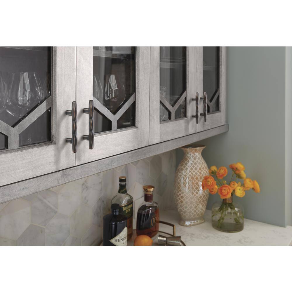 Oil Rubbed Bronze Modern Bar Pull with Mounting Hardware
