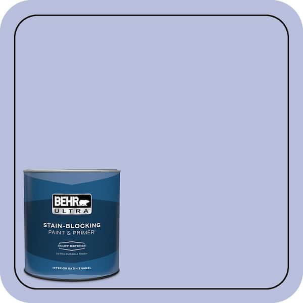 BEHR ULTRA 1 qt. #MQ4-31 Stardust Evening Extra Durable Satin Enamel Interior Paint & Primer