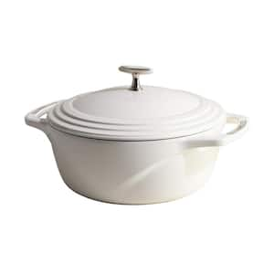 6 qt. Cast Iron Dutch Oven in White Cloud Nine