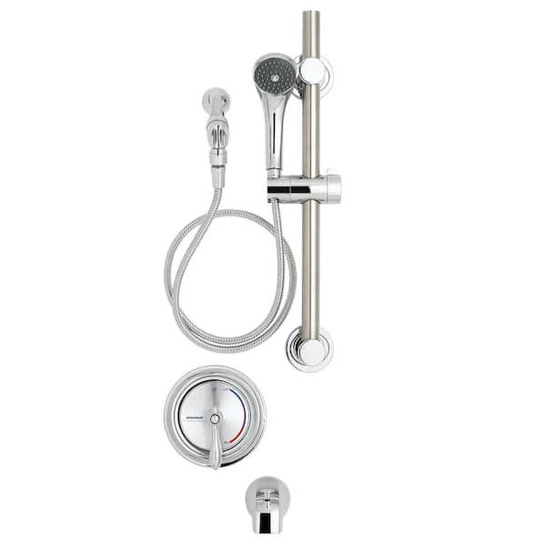 Speakman Sentinel Mark II Regency Single-Handle 1-Spray Tub and Shower Faucet with Hand Shower and Valve in Polished Chrome