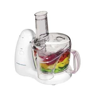 PrepStar 8-Cup 2-Speed White Food Processor