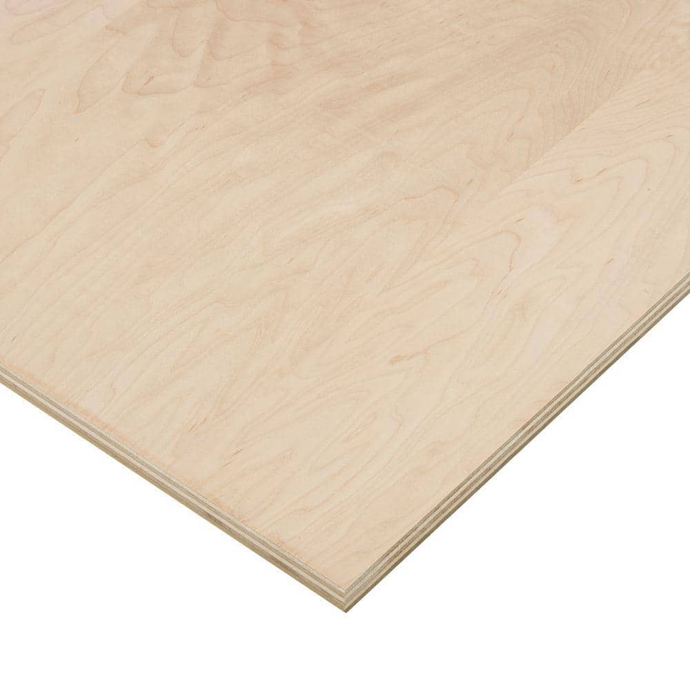 Columbia Forest Products 3 4 In X 4 Ft X 8 Ft Purebond Maple Plywood 263012 The Home Depot