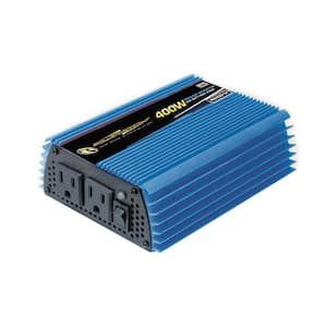 12-Volt DC to AC 400-Watt Power Inverter