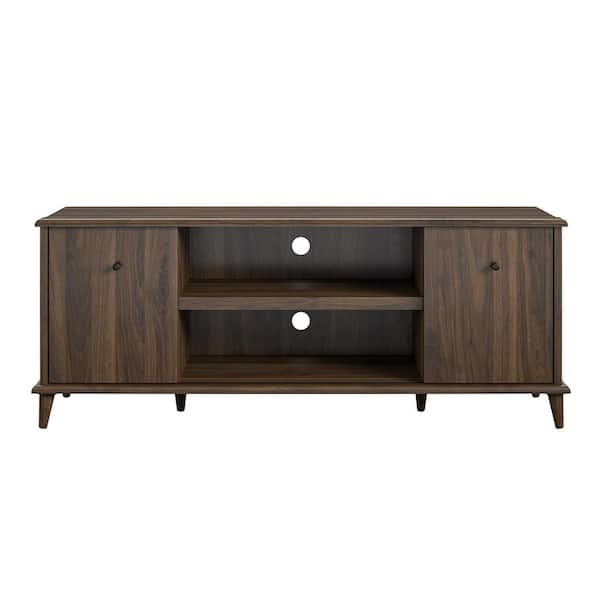 Ameriwood Home Farnsworth TV Stand Fits TV's up to 55 in. Walnut