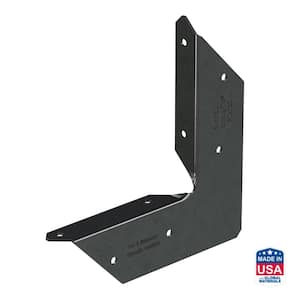 Outdoor Accents ZMAX, Black Powder-Coated Rigid Tie Angle for 1 x 2 Joist/Post