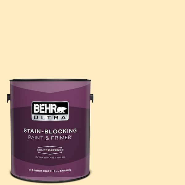 BEHR ULTRA 1 gal. #P260-2 Yogurt Extra Durable Eggshell Enamel Interior Paint & Primer