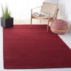 Himalaya Red 2 ft. x 3 ft. Solid Area Rug