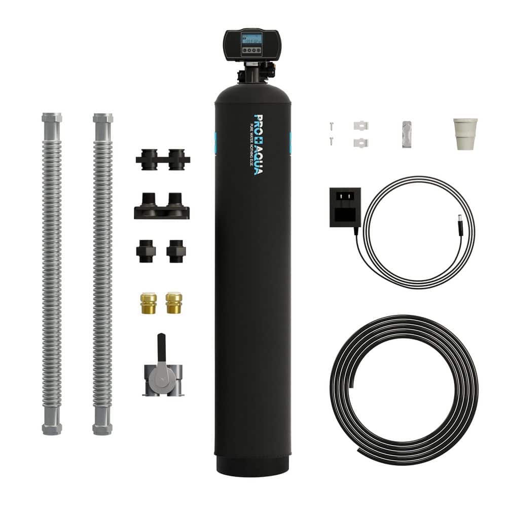 Whole House Well Water Filtration System Filters Iron Sulfur Manganese and More 1 in. Digital Valve 1 cu. ft.