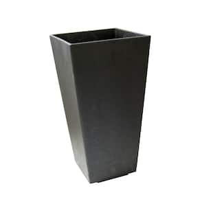 10 in. x 20 in. Slate Rubber Self-Watering Planter