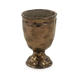 Stoneware Distressed Bronze Medium Decorative Vase