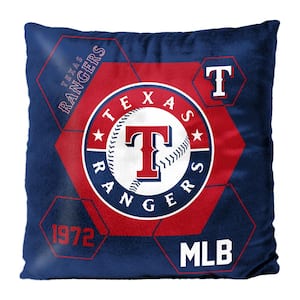 MLB Rangers Connector Velvet Reverse Pillow