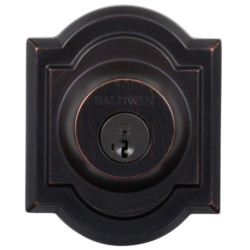 Venetian Bronze Single Cylinder Door Deadbolt