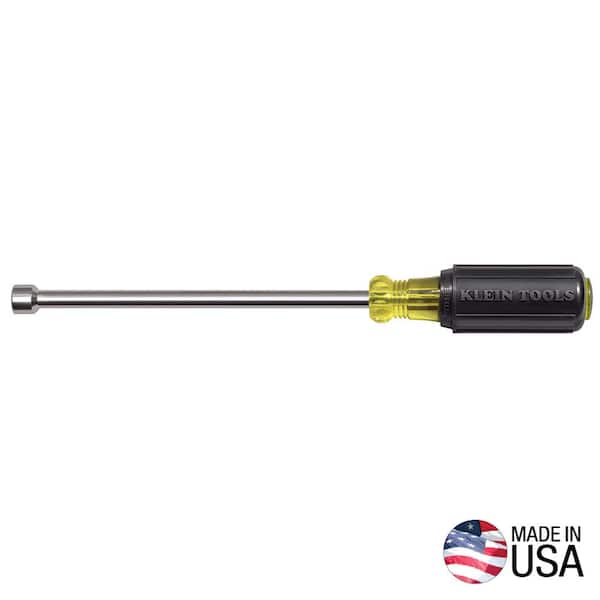 11/32 in. Magnetic Tip Nut Driver with 6 in. Hollow Shaft- Cushion Grip Handle