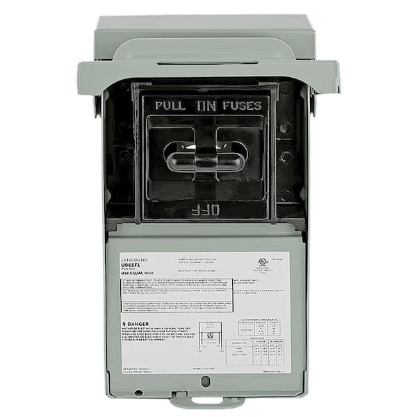 60 Amp 240-Volt Fused AC Disconnect (U065F1P)
