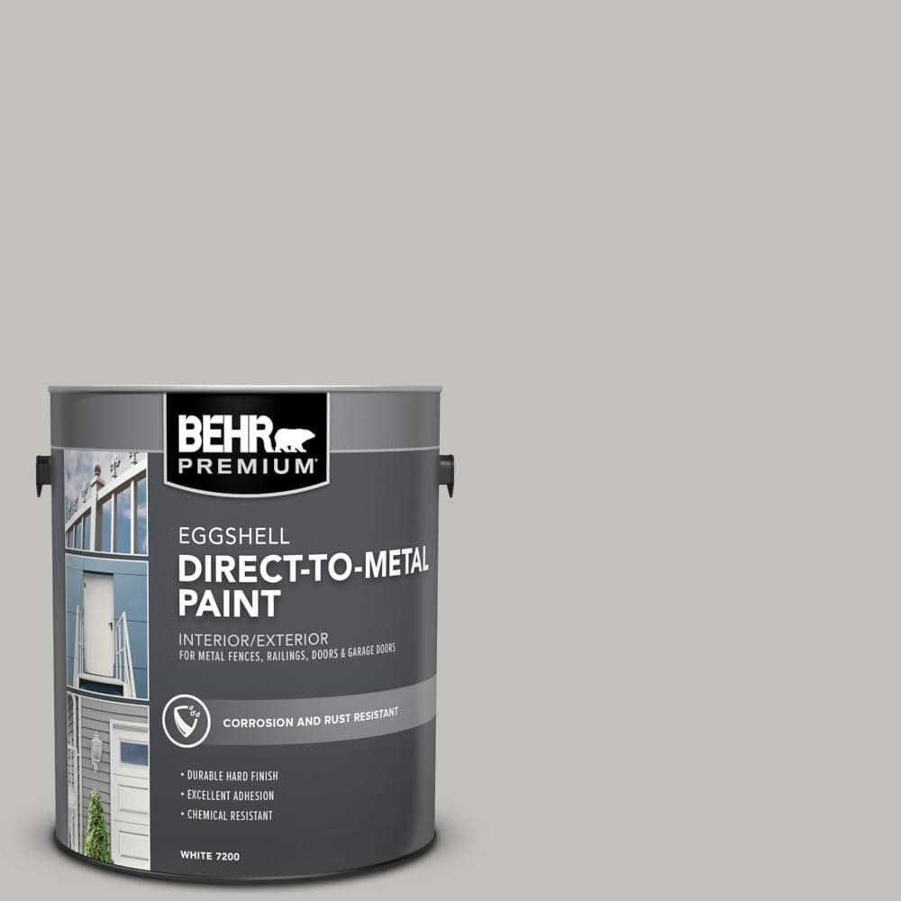 BEHR PREMIUM 1 Gal. #PPU18-10 Natural Gray Eggshell Direct To Metal ...