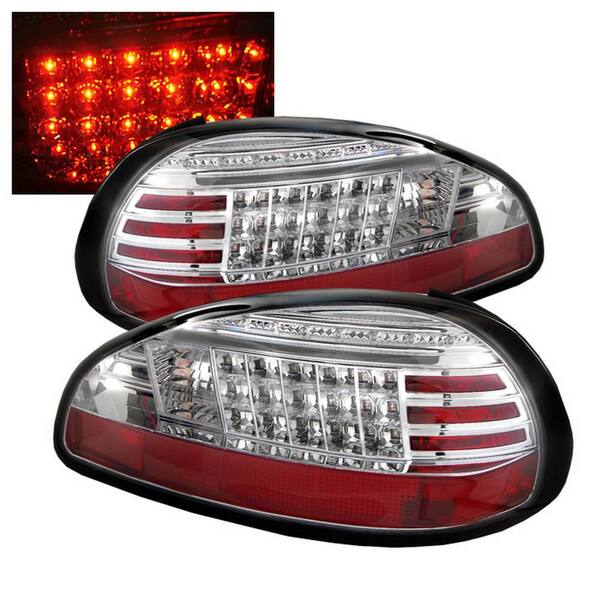 Spyder Auto Pontiac Grand Prix 97-03 LED Tail Lights - Chrome