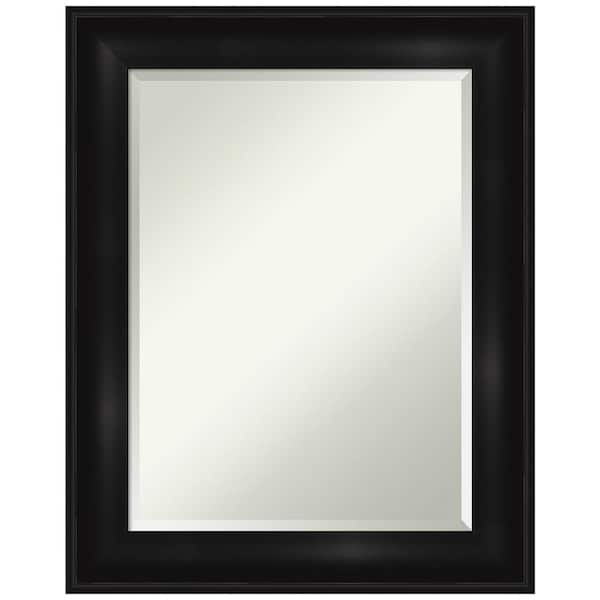 Amanti Art Grand Black 23.75 in. H x 29.75 in. W Framed Wall Mirror