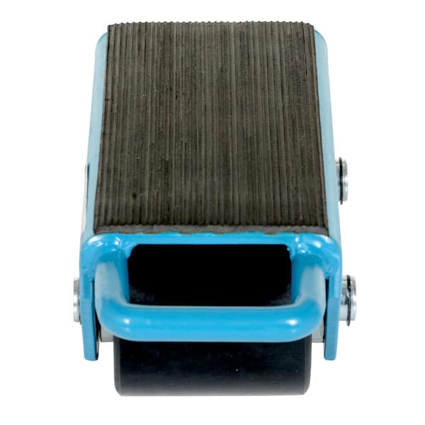Rectangular Rubber-top 38x60 Crate Dolly Skate Moving Platform Roller 400kg 