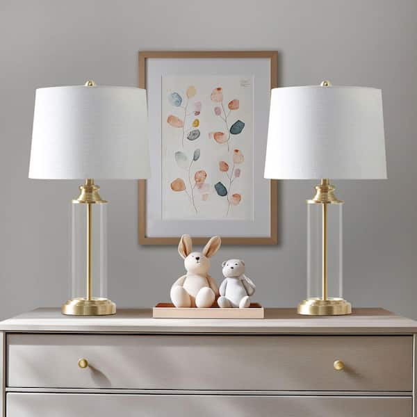 510 Design Clarity 26 in. Gold Table Lamp