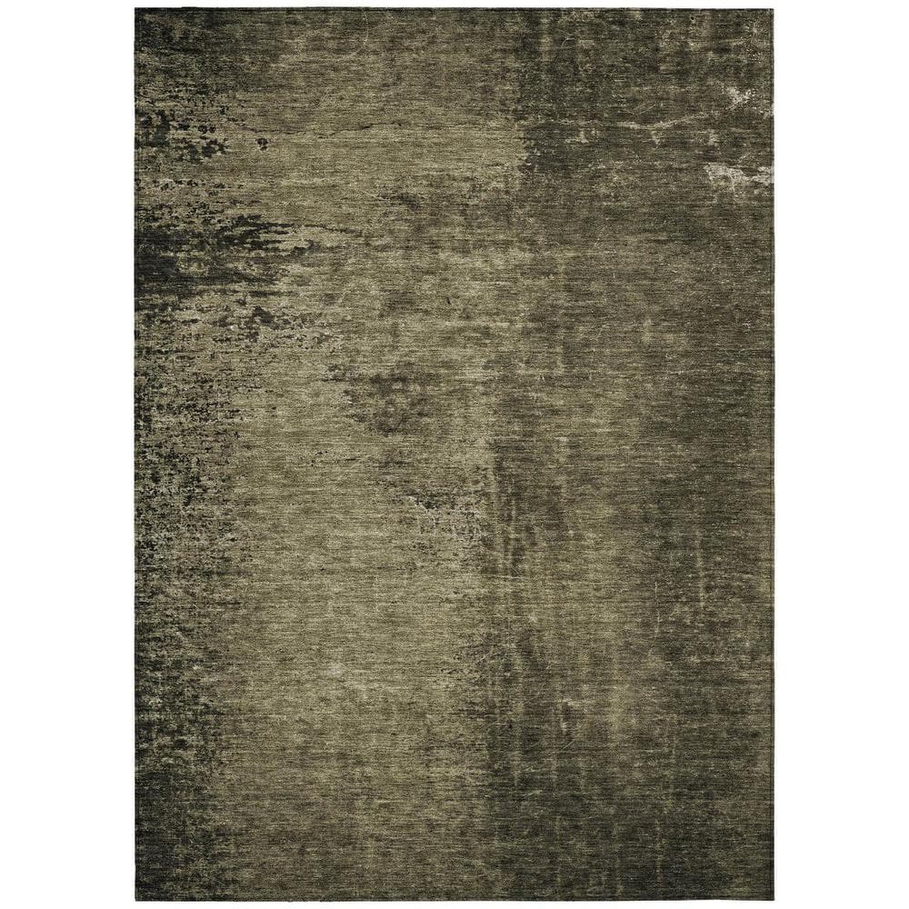 Gray 5 ft. x 8 ft. Woven Abstract Rectangle Indoor/Outdoor Area Rug price history on PriceWatchPro