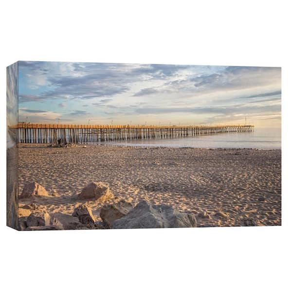 PTM Images 10 in. x 12 in. ''Ventura Pier '' Printed Canvas Wall Art