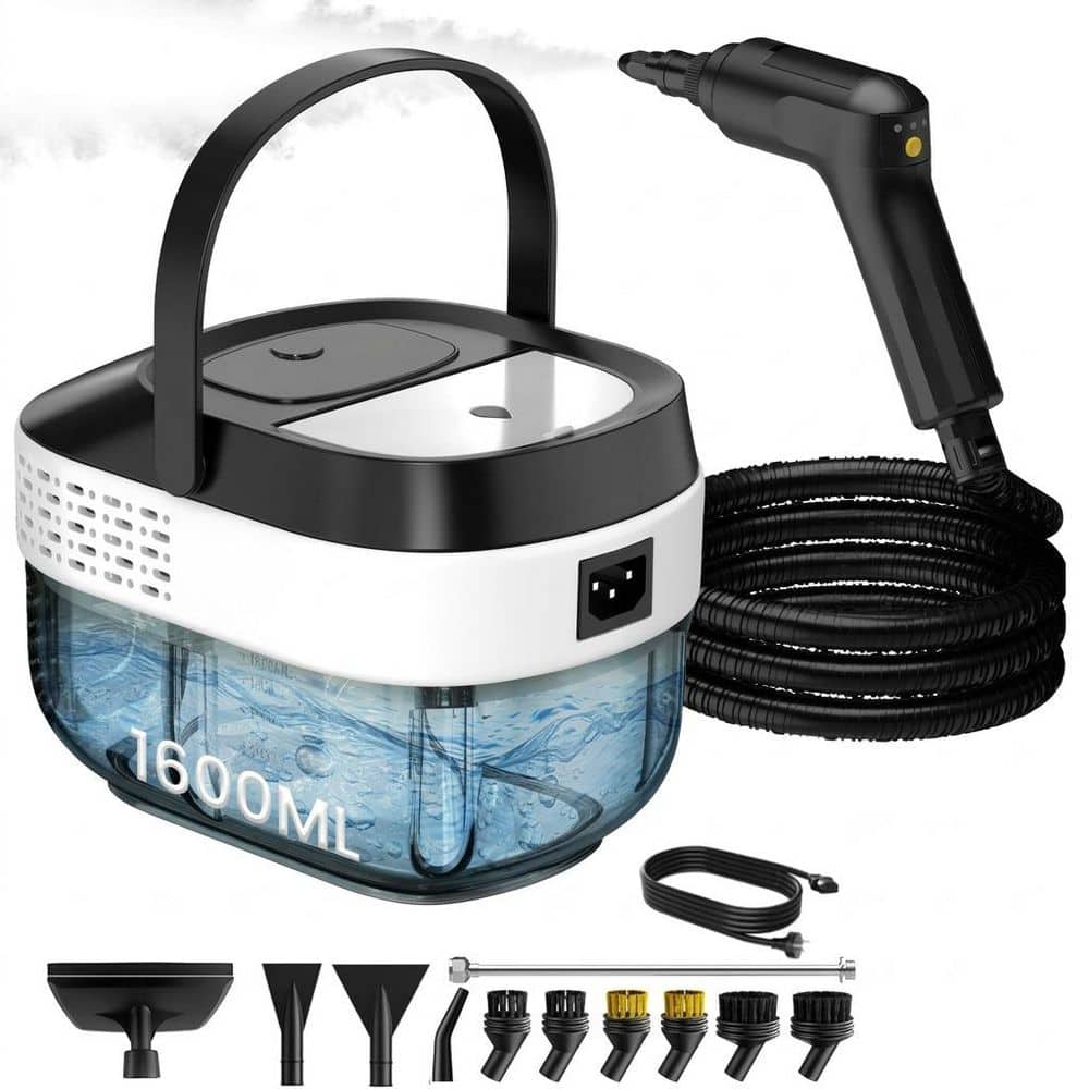 Corded Steam Cleaner with Rapid Heating, Adjustable Steam Levels, 1.6L Tank, 22pcs Accessories price history on PriceWatchPro