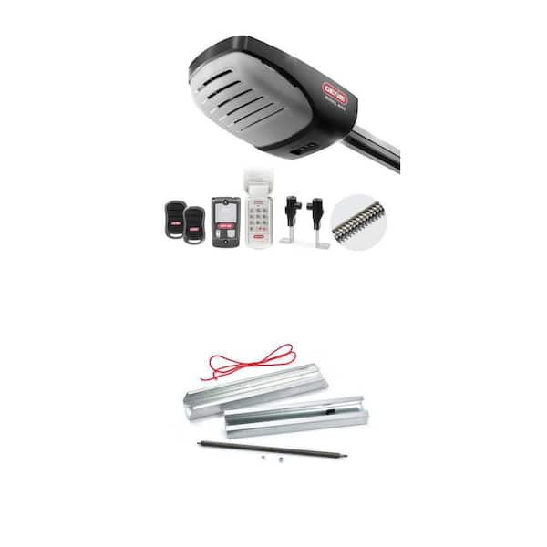 Signature Series 2 HPc Garage Door Opener with Keypad, Console, 3-Button Remotes and 8 ft. Rail Extension Kit