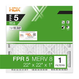 22 in. x 22 in. x 1 in. Standard Pleated Air Filter FPR 5, MERV 8