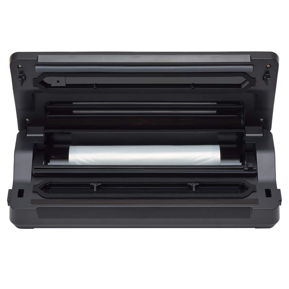 LEM Cordless Black and Silver Food Vacuum Sealer with Bag Cutter