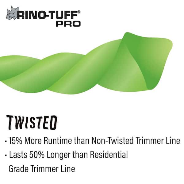 Universal Fit 0.105 in. x 200 ft. Pro Twisted Line for Gas and Select Cordless String Grass Trimmer/Lawn Edger