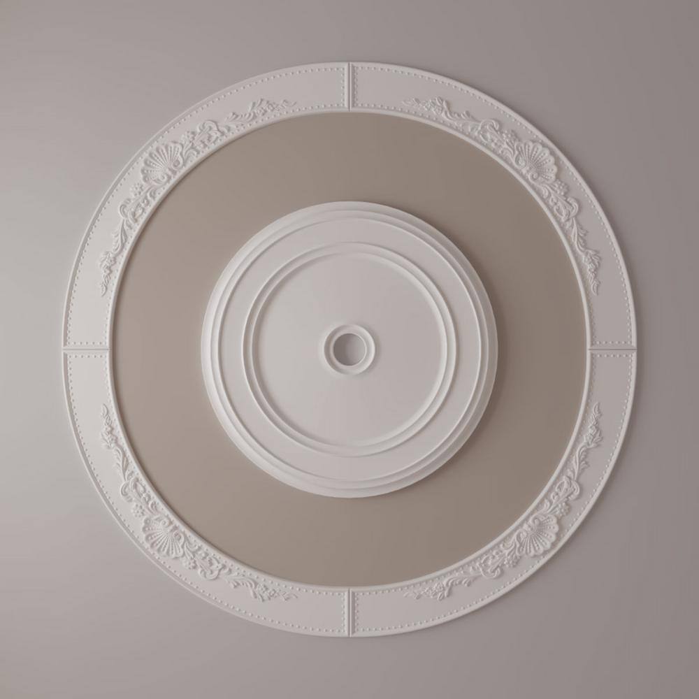 Shell Design White Primed Ceiling Ring Segment