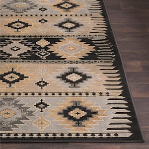 Zuata Light Gray 8 ft. x 11 ft. Indoor Area Rug