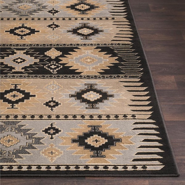 Zuata Light Gray 8 ft. x 11 ft. Indoor Area Rug