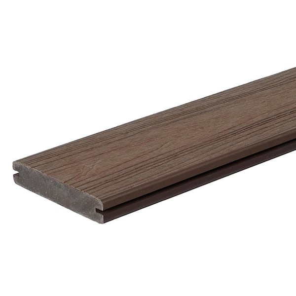 Unbranded 1 in. x 6 in. x 12 ft. Sylvanix Elite Decking -Cherrywood and Merlot Grooved Edge Fully Encapsulated
