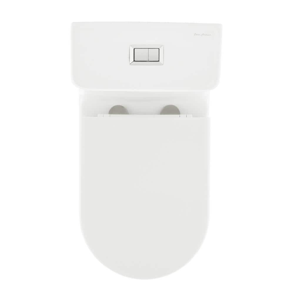 White High Efficiency Dual Flush Elongated One-Piece Toilet