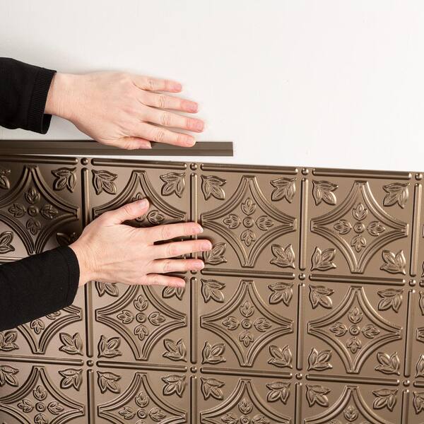 Fasade® Argent Bronze Backsplash Accessory Kit - 9 Piece